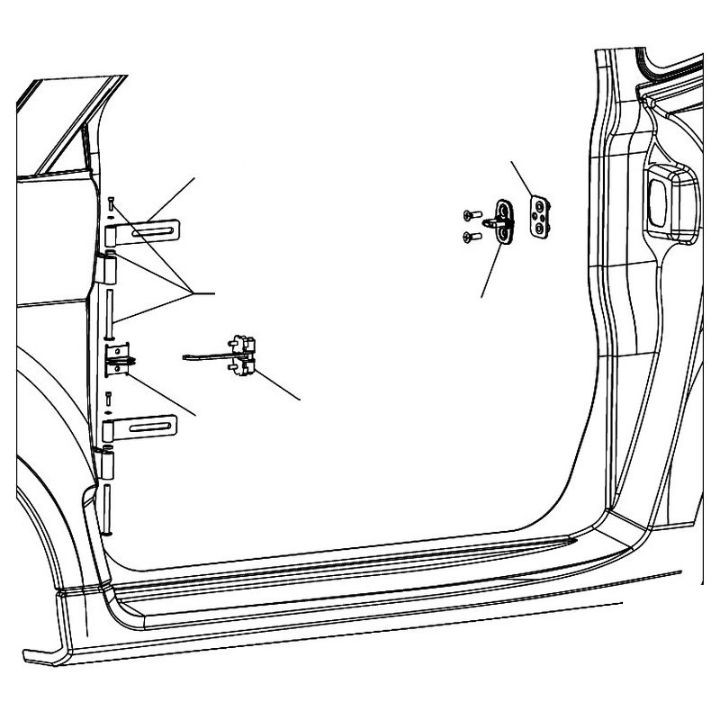 Fixation portes