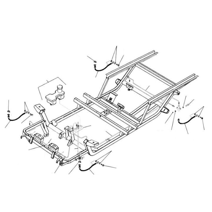 Circuit frein avant et arrière